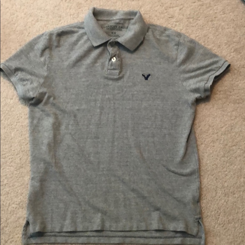 Men's American Eagle Grey Polo shirt (size Medium)
